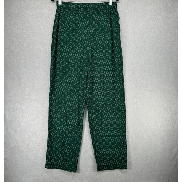 Tommy John Pajama Pants Mens Size Medium Green Christmas Tree Supima‎ Cotton - Picture 1 of 11